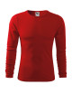 Adler MALFINI Koszulka męska Fit-T Long Sleeve 119 czerwony haft logo