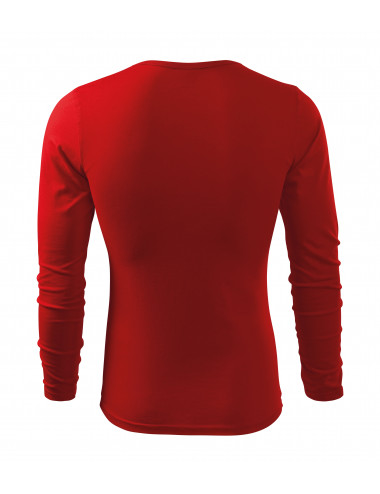 Herren-Fit-T-Langarmshirt 119 rot von Adler Malfini