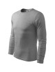 Adler MALFINI Herren T-Shirt Fit-T Langarm 119 dunkelgrau meliert