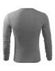 Adler MALFINI Herren T-Shirt Fit-T Langarm 119 dunkelgrau meliert