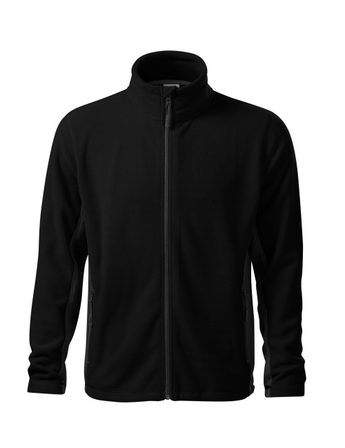 Adler MALFINI Herren Fleece Frosty 527 schwarze Kleidung mit gesticktem Firmenlogo