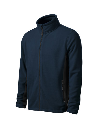 Adler MALFINI Herren Fleece Frosty 527, Marineblau, Stickerei, Logomarkierung