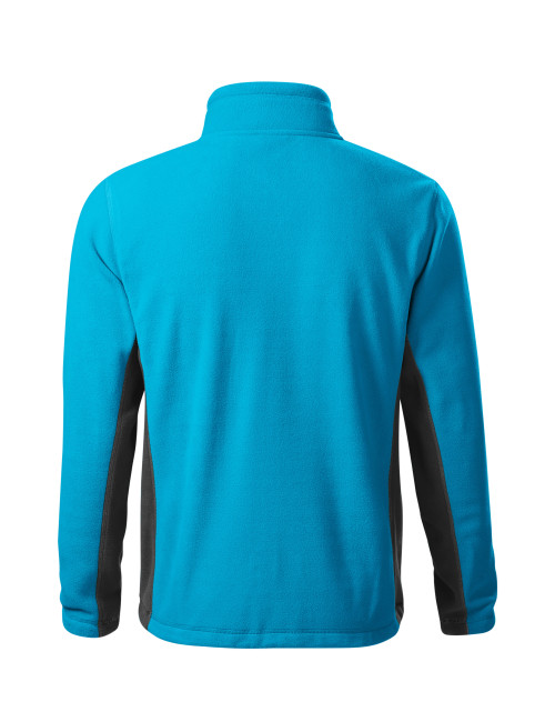 Adler MALFINI Men`s fleece Frosty 527 turquoise workwear with embroidery logo