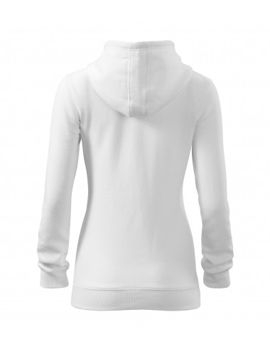 Women`s sweatshirt trendy zipper 411 white Adler Malfini
