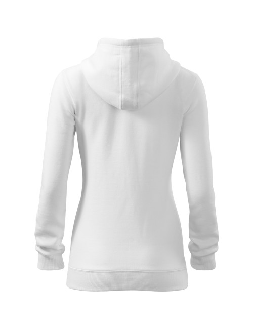 Women`s sweatshirt trendy zipper 411 white Adler Malfini