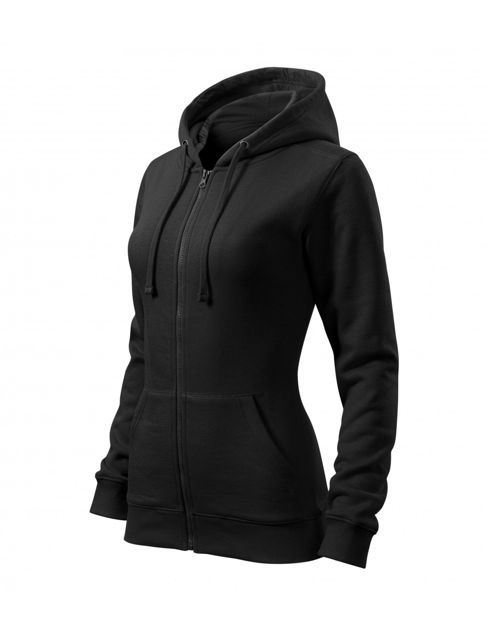 Women`s sweatshirt trendy zipper 411 black Adler Malfini