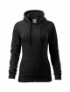 2Women`s sweatshirt trendy zipper 411 black Adler Malfini