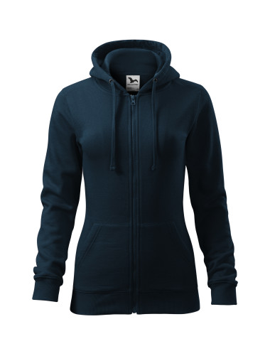 Women`s sweatshirt trendy zipper 411 navy blue Adler Malfini