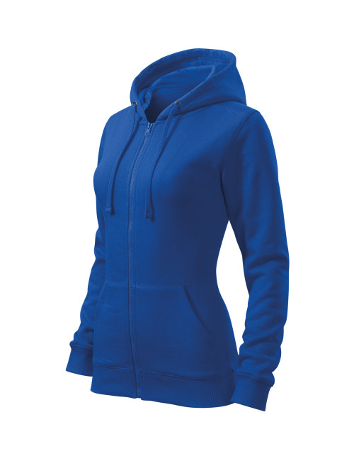 Women`s sweatshirt trendy zipper 411 cornflower blue Adler Malfini