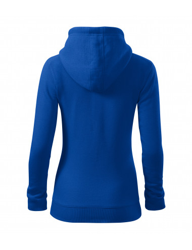 Women`s sweatshirt trendy zipper 411 cornflower blue Adler Malfini