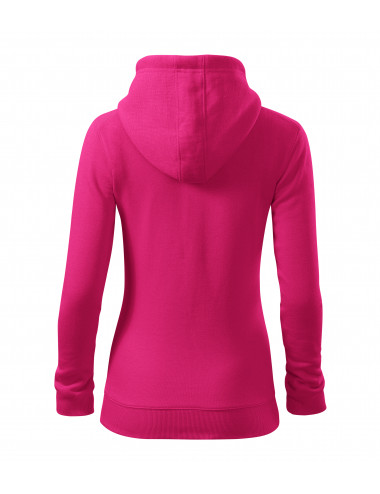 Women`s sweatshirt trendy zipper 411 purple red Adler Malfini