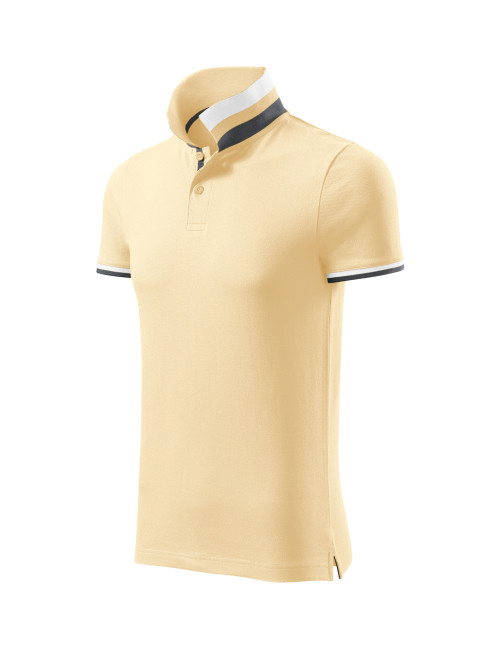 Collar up men`s polo shirt 256 bourbon vanilla Adler Malfinipremium