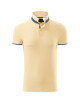 Collar up men`s polo shirt 256 bourbon vanilla Adler Malfinipremium