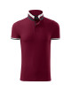 Collar up men`s polo shirt 256 garnet Adler Malfinipremium