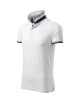Collar up 256 men`s polo shirt white Adler Malfinipremium