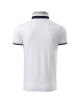 Collar up 256 men`s polo shirt white Adler Malfinipremium