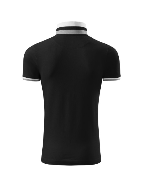 Collar up 256 men`s polo shirt black Adler Malfinipremium