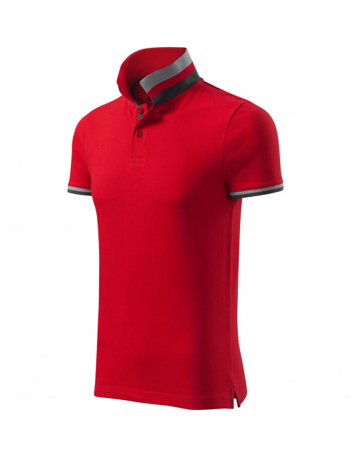 Collar up 256 men`s polo shirt formula red Adler Malfinipremium