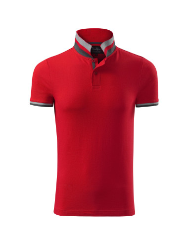 Koszulka polo męska collar up 256 formula red Adler Malfinipremium