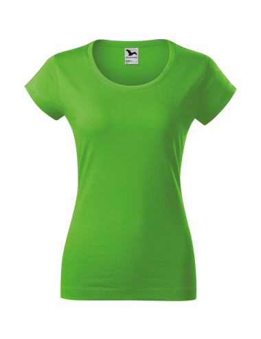 Adler MALFINI Women`s T-shirt Viper 161 green apple with own embroidery