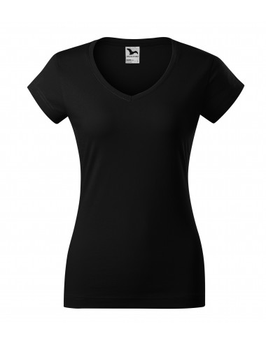 Damen-T-Shirt mit V-Ausschnitt 162 schwarz Adler Malfini