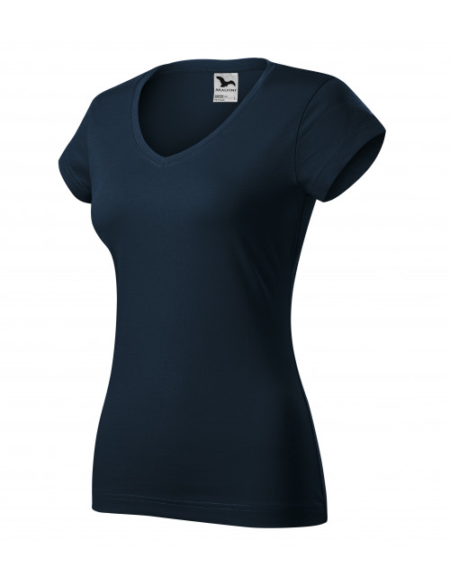 Women`s t-shirt fit v-neck 162 navy blue Adler Malfini