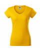 2Damen-T-Shirt mit V-Ausschnitt 162 gelb Adler Malfini