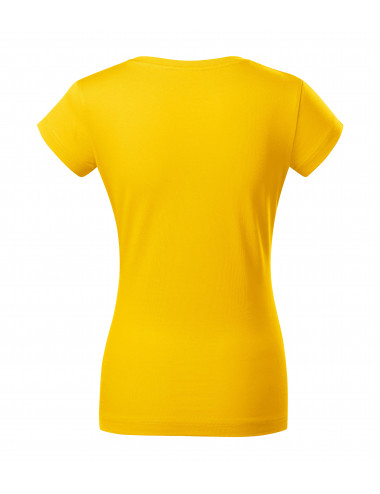 Koszulka damska fit v-neck 162 żółty Adler Malfini