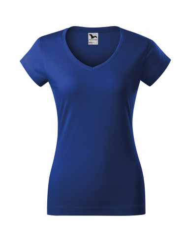 Women`s t-shirt fit v-neck 162 cornflower blue Adler Malfini