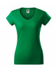 2Damen-T-Shirt mit V-Ausschnitt 162 grasgrün Adler Malfini
