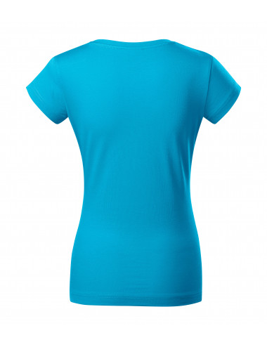 Women`s t-shirt fit v-neck 162 turquoise Adler Malfini