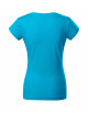 2Women`s t-shirt fit v-neck 162 turquoise Adler Malfini
