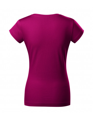 Women`s t-shirt fit v-neck 162 fuchsia red Adler Malfini