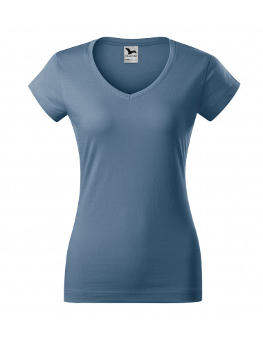 Women`s fit v-neck t-shirt 162 denim Adler Malfini