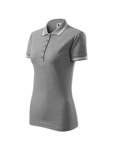 Women`s polo shirt urban 220 dark gray melange Adler Malfini