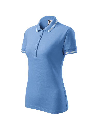 Damen-Urban-Poloshirt 220 blau Adler Malfini