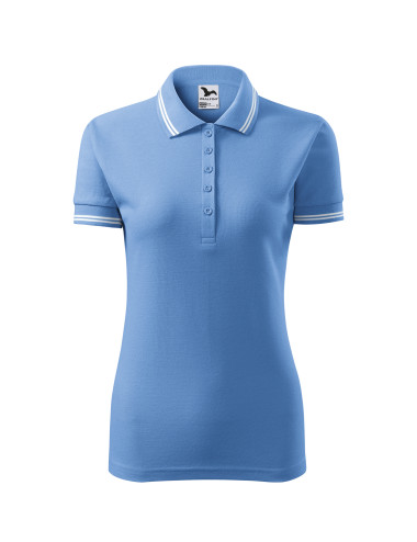 Damen-Urban-Poloshirt 220 blau Adler Malfini