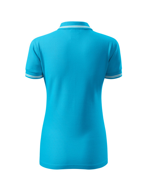Damen-Urban-Poloshirt 220 Türkis Adler Malfini