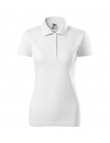 Damen-Single-Poloshirt, Größe 223, weiß Adler Malfini