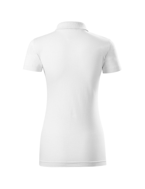 Damen-Single-Poloshirt, Größe 223, weiß Adler Malfini