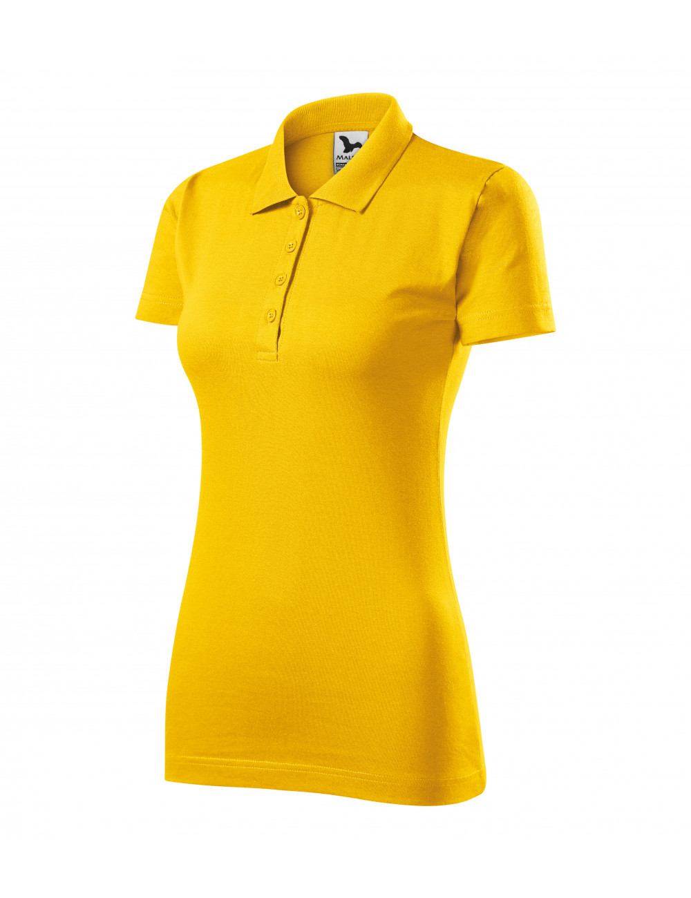 Women`s single j polo shirt. 223 yellow Adler Malfini