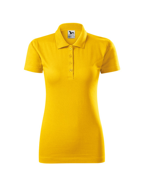 Women`s single j polo shirt. 223 yellow Adler Malfini