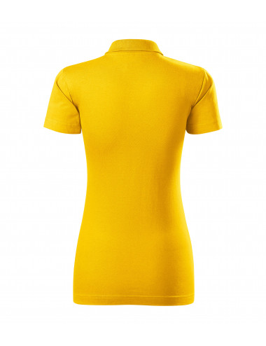 Koszulka polo damska single j. 223 żółty Adler Malfini