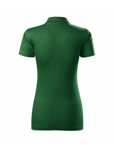 Women`s single j polo shirt. 223 bottle green Adler Malfini