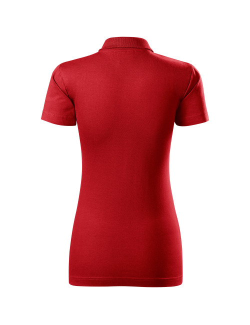 Women`s single j polo shirt. 223 red Adler Malfini