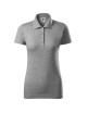 Koszulka polo damska single j. 223 ciemnoszary melanż Adler Malfini
