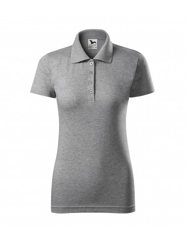 Single j polo shirt for women. 223 dark gray melange Adler Malfini
