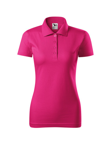 Women`s single j polo shirt. 223 purple red Adler Malfini