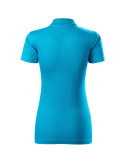 2Women`s single j polo shirt. 223 turquoise Adler Malfini