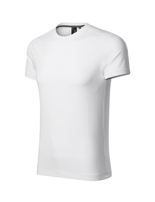 Adler MALFINIPREMIUM Herren T-Shirt Action 150, weiß, Computerstickerei